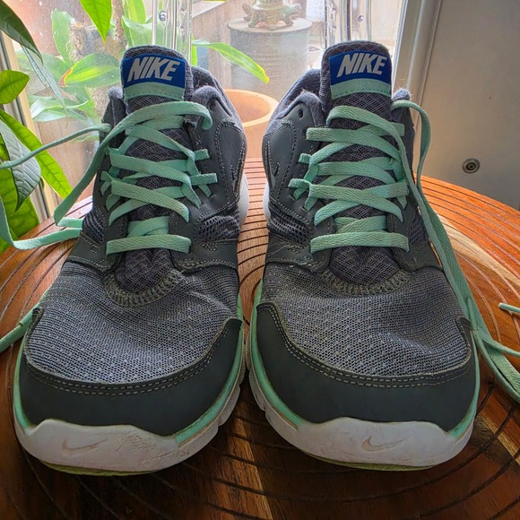 Nike Shoes - Nike Experience Run 2 Womens Grey Mint Green Running Shoes Sneakers 9.5